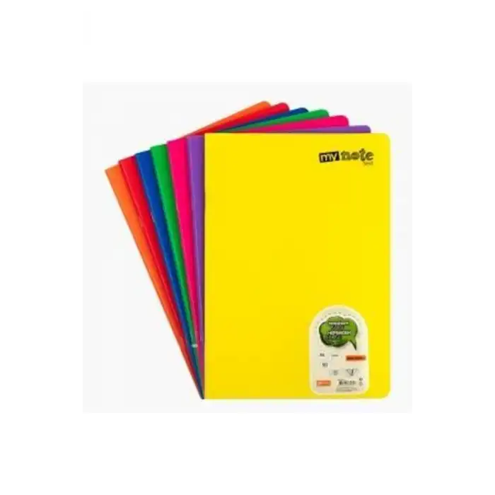 MYNOTE TEXT PASTEL DEFTER PP KAPAK TEL DİKİŞLİ A4 60 YP ÇİZGİLİ
