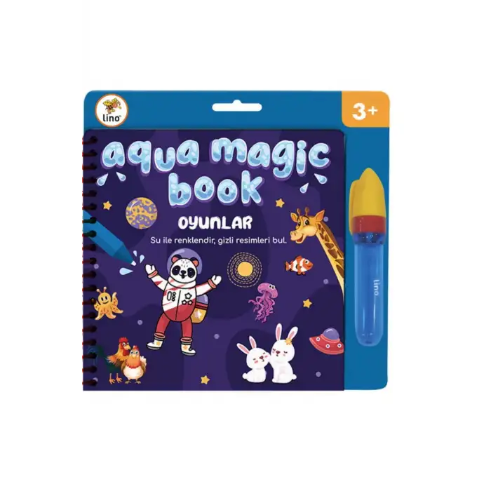 LİNO AQUA MAGIC BOOK OYUNLAR (SİHİRLİ BOYAMA KİTABI)