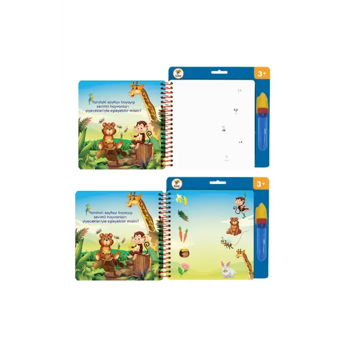 LİNO AQUA MAGIC BOOK OYUNLAR (SİHİRLİ BOYAMA KİTABI)