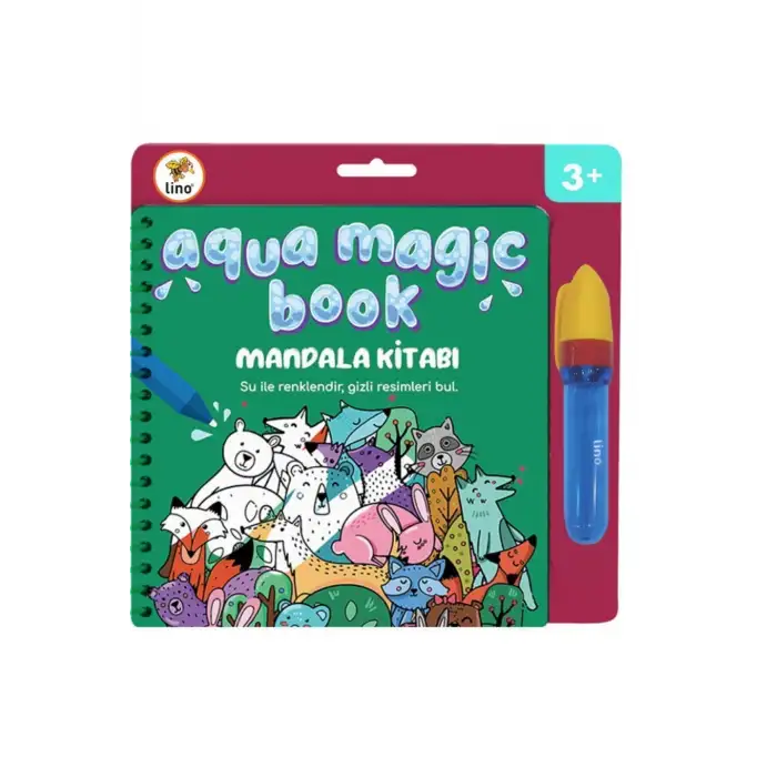 LİNO AQUA MAGıC BOOK MANDALA (SİHİRLİ BOYAMA KİTABI)