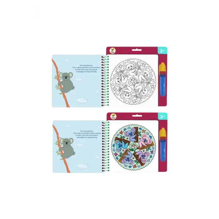 LİNO AQUA MAGıC BOOK MANDALA (SİHİRLİ BOYAMA KİTABI)