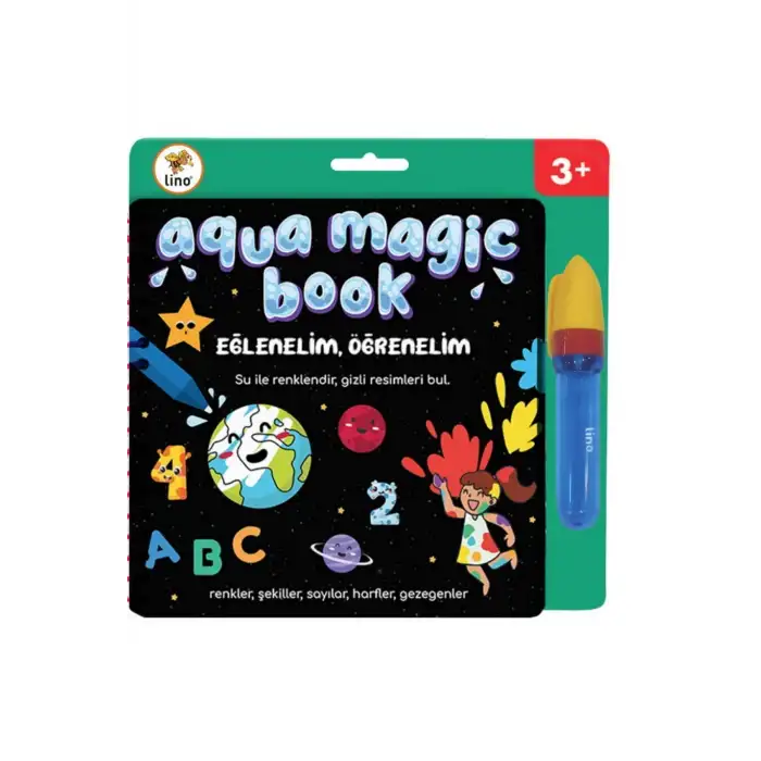 LİNO AQUA MAGIC BOOK EĞLENELİM ÖĞRENELİM (SİHİRLİ BOYAMA KİTABI)