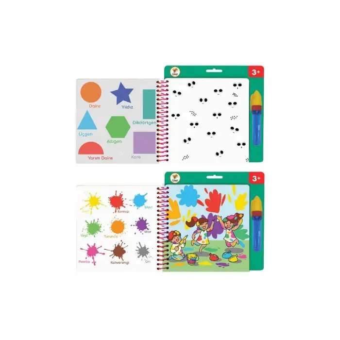 LİNO AQUA MAGIC BOOK EĞLENELİM ÖĞRENELİM (SİHİRLİ BOYAMA KİTABI)