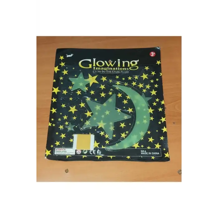 FOSFORLU PARLAYAN AY YILDIZ