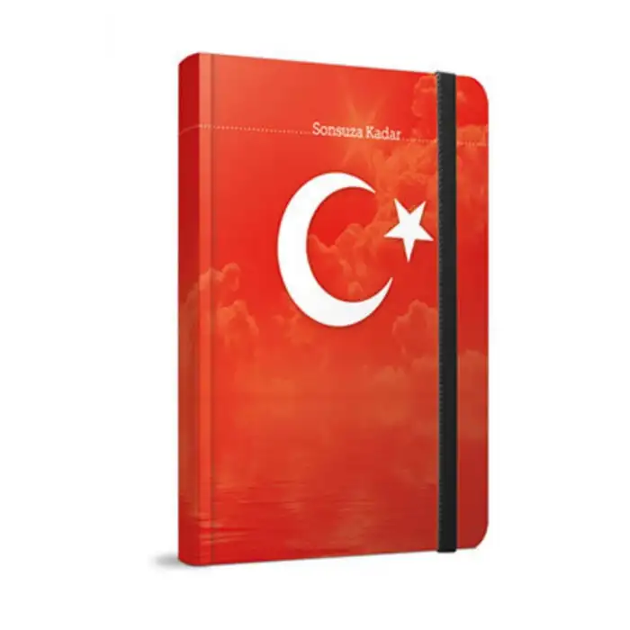 GIPTA SONSUZA KADAR İPLİKLİ DİKİŞLİ DERİ SERT KAPAK 13X21 120YP. ÇİZGİLİ DEFTER 6501