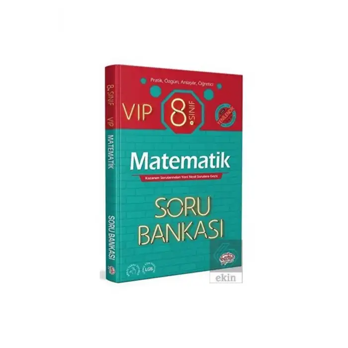8.SINIF MATEMATİK SORU BANKASI EDİTÖR YAY. VİP