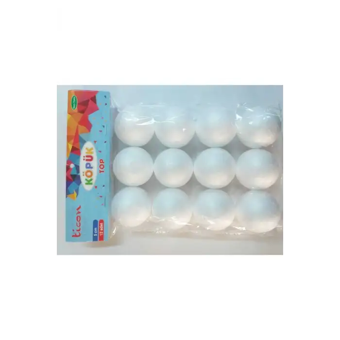 TICON KÖPÜK TOP 5CM 12Lİ