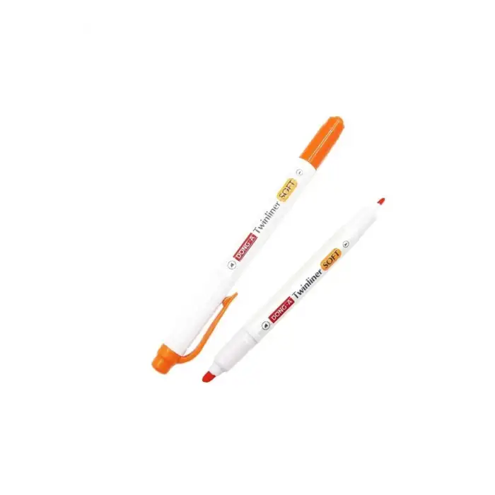 DONG-A TWINLINER SOFT FOSFORLU KALEM SARI TURUNCU NO:08