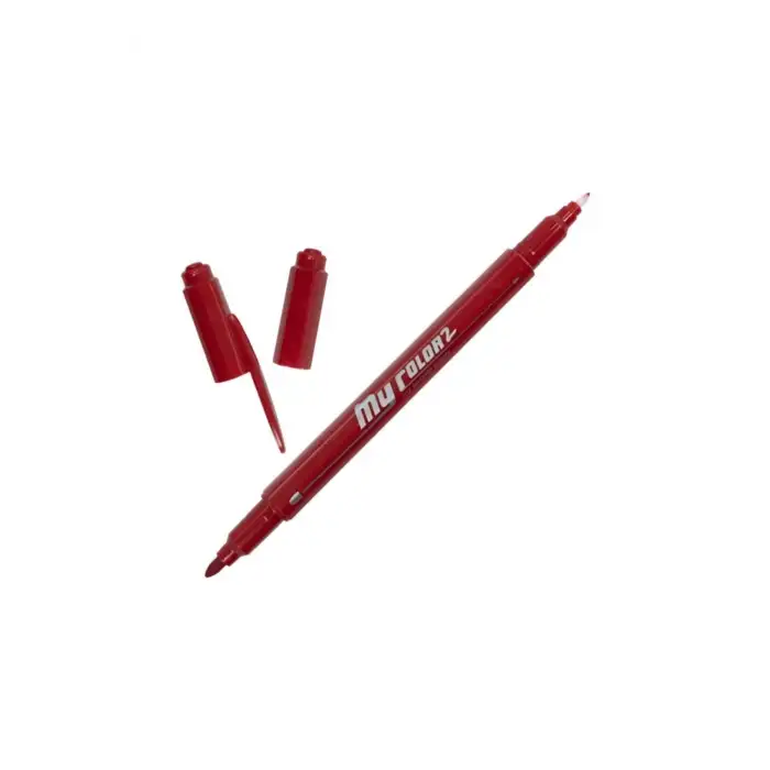 My Color 2 Çift Uçlu Keçeli Kalem Kahverengi