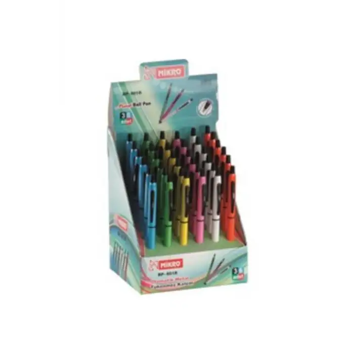 Mikro Bp801R-36 Metal Tükenmez Kalem