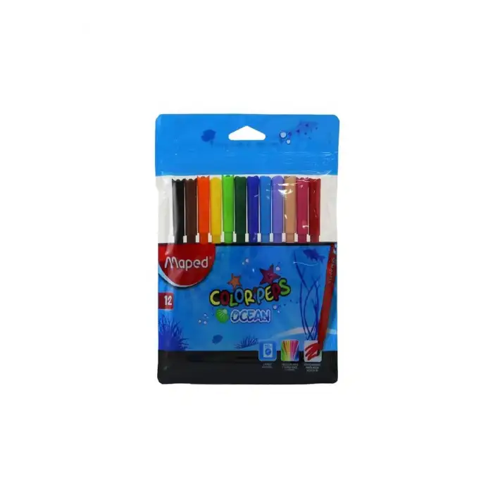 Maped Keçeli Kalem Color PepS Ocean 12 Li 845720