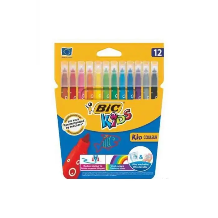 Bic Kids Couleur Keçeli Boya Kalemi 12Li
