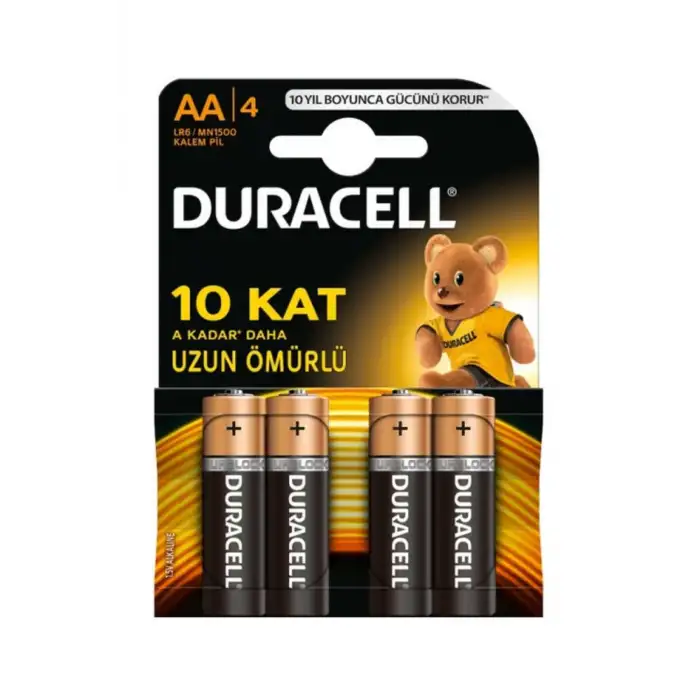 DURACELL PİL 4 LÜ AA KALEM