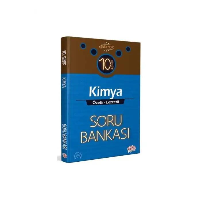 10.SINIF KİMYA ÖZETLİ LEZETLİ SORU BANKASI EDİTÖR YAY.