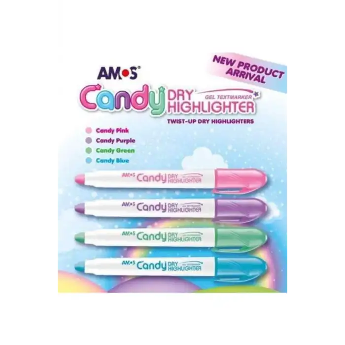 AMOS CANDY DRY HIGHLIGHTER PASTEL MAVİ