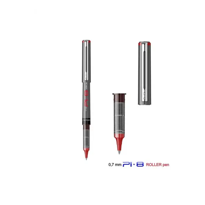 SCRİKSS ROLLER KALEM REFİLLİ Pi8 0.7MM KIRMIZI