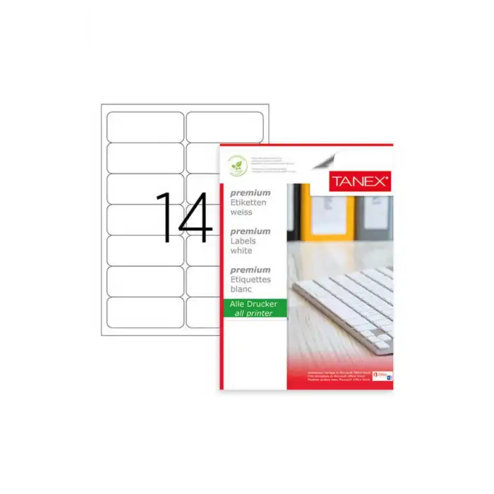 TANEX 99.1x38.1mm LASER ETİKET TW-2014