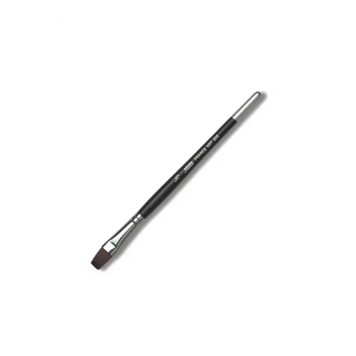 PEBEO DÜZ KESİK SAP YAĞLI AKRİLİK FIRÇA SİYAH NO:1/2