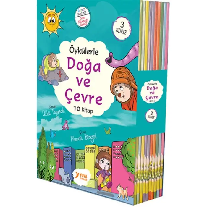 ÖYKÜLERLE DOĞA VE ÇEVRE 10 KİTAP (3. SINIFLAR İÇİN)