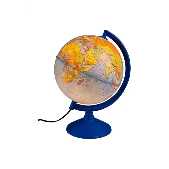 GÜRBÜZ IŞIKLI SİYASİ KÜRE 20 CM