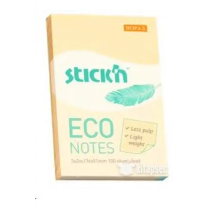 GIPTA STICKN 76x51 ECO NOTES PASTEL SARI 100YP
