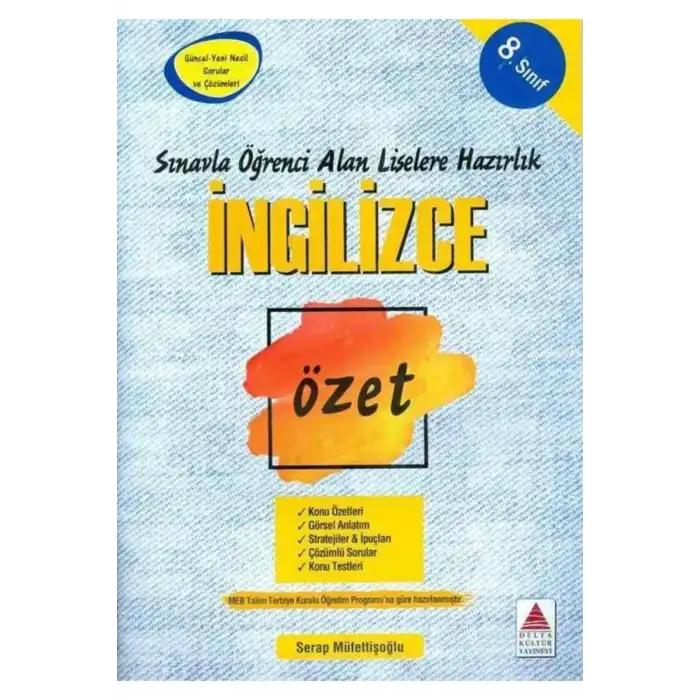 DELTA KÜLTÜR 8. SINIF İNGİLİZCE ÖZET