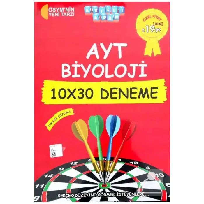 AKILLI ADAM AYT BİYOLOJİ 10X30 DENEME