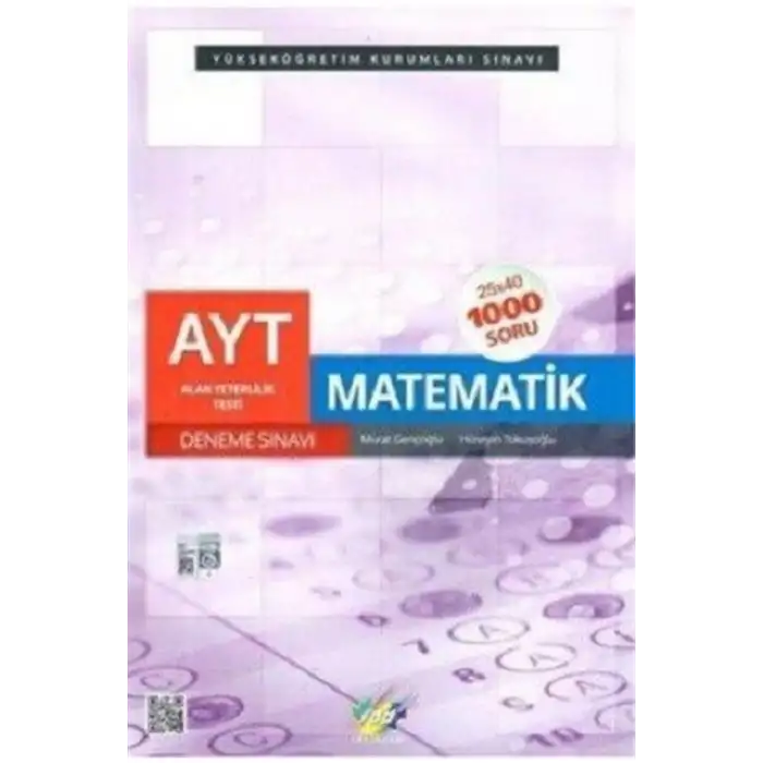 FDD AYT MATEMATİK 25X40 DENEME