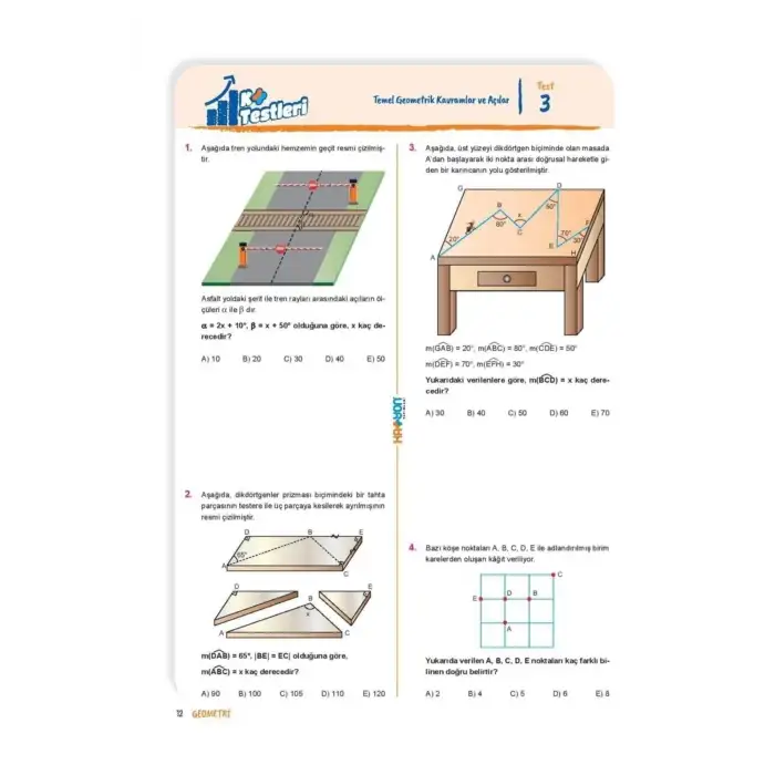 Katyon TYT AYT 3K Geometri Soru Bankası