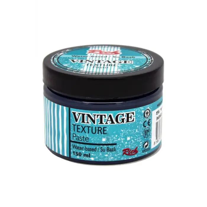 RİCH Vintage Texture Paste 5102 İndigo