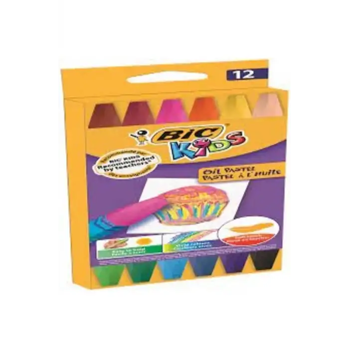 Bic Kids Oil Pastel Boya 12Li