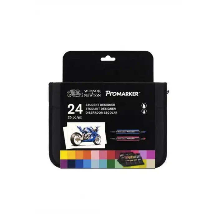 Wn Promarker Çantalı Set (24 Renk) Adet