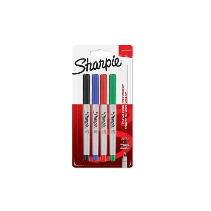 Sharpie Permanent Marker Canli Renkler 4Lü Set