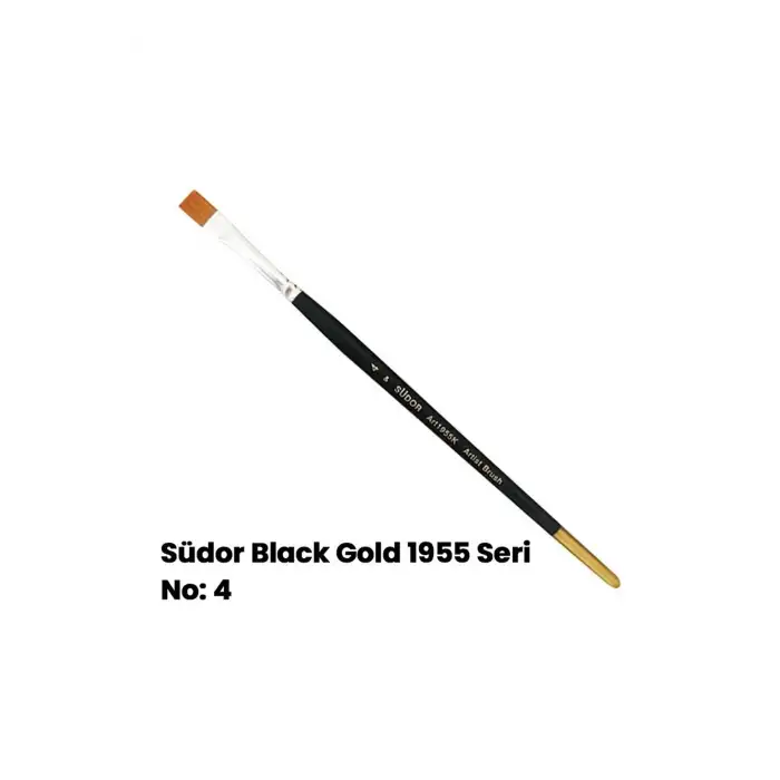 SÜDOR SF1955 BLACK GOLD DÜZ FIRÇA NO : 4