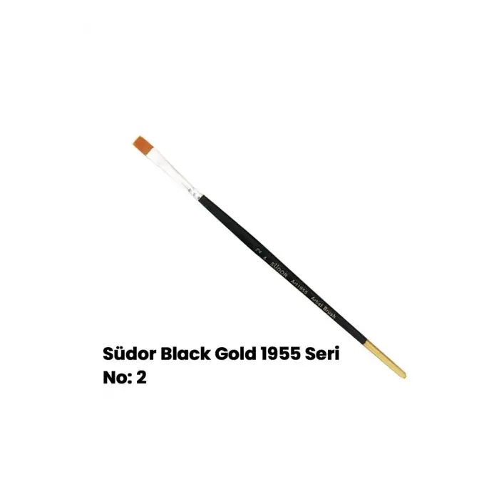 SÜDOR SF1955 BLACK GOLD DÜZ FIRÇA NO : 2