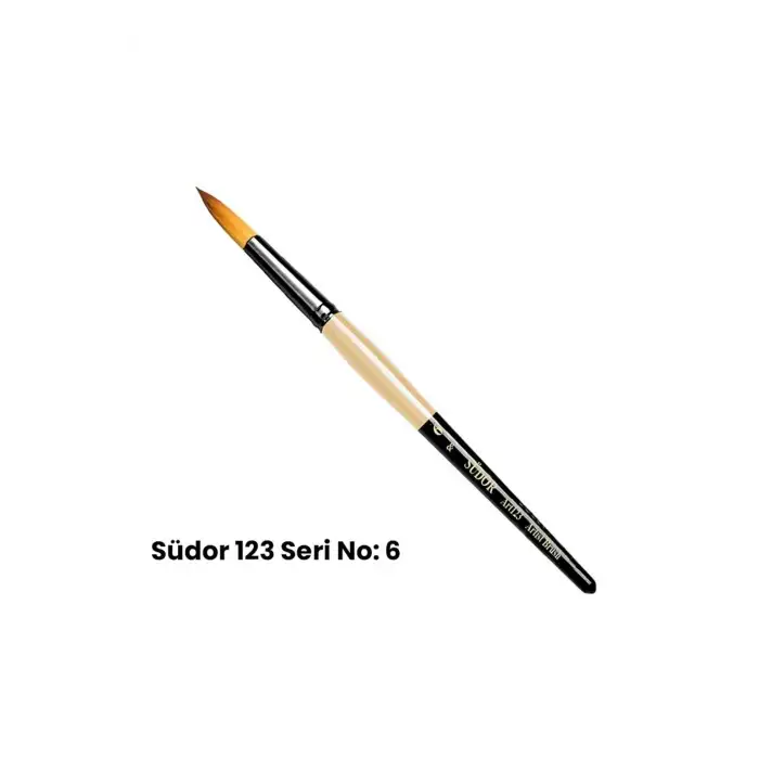 SÜDOR SF123 SENTETİK KIZIL S FIRÇA NO : 6