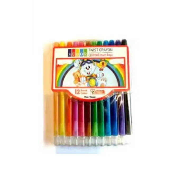 Südor Çevirmeli Mum Boya Set 12
