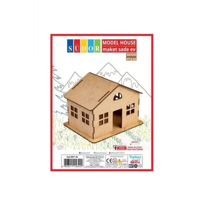 Südor Ahşap Maket Sade Ev