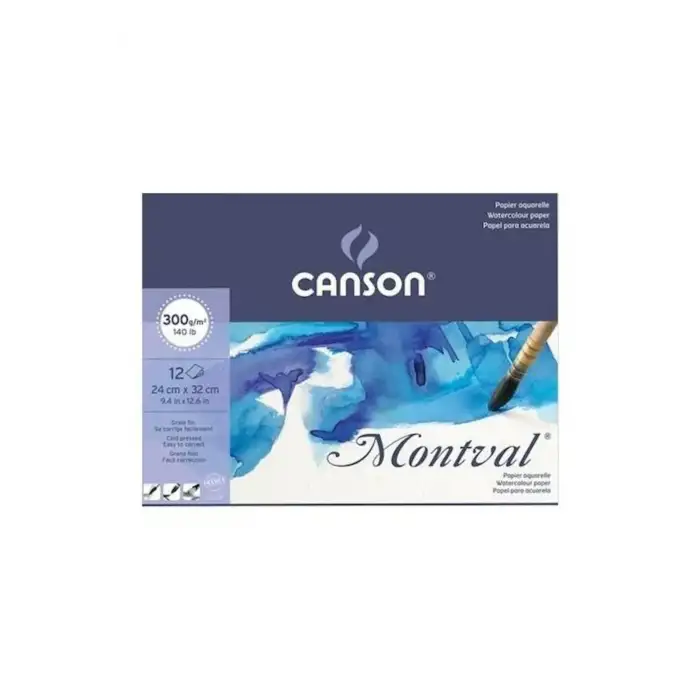 Canson Suluboya Blok Montval 24X32 300G