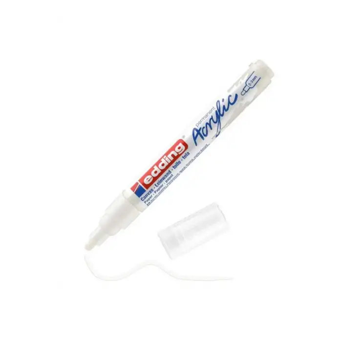Edding Akrilik Markör Orta Uçlu E-5100 Trafik Beyaz 922