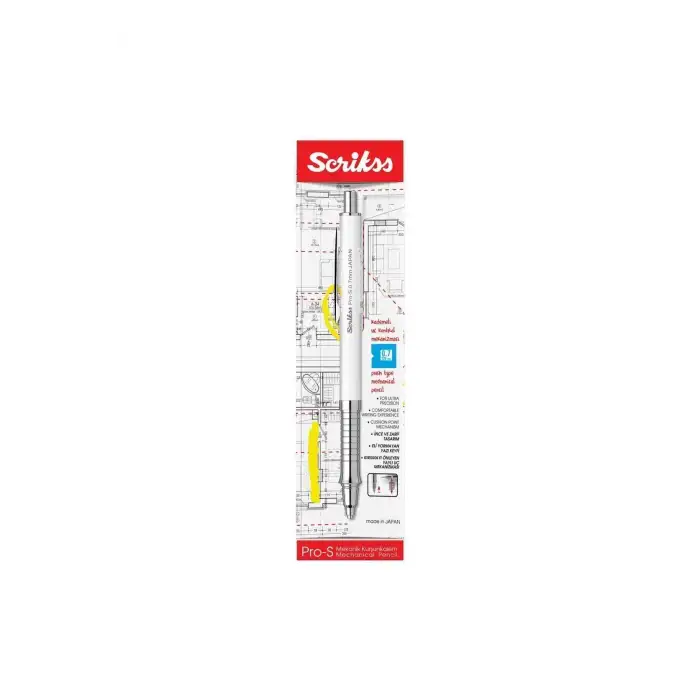 SCRIKSS PRO-S 0.7MM VERSATİL KALEM KROM