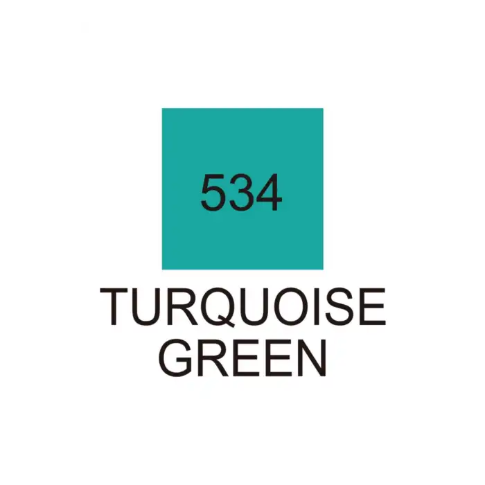 Zig Kurecolor Kc-3000 534 Twin S Marker Kalem Turquoise Green