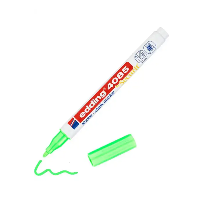 Edding (E-4085) Cam Kalemi Fosforlu Yeşil