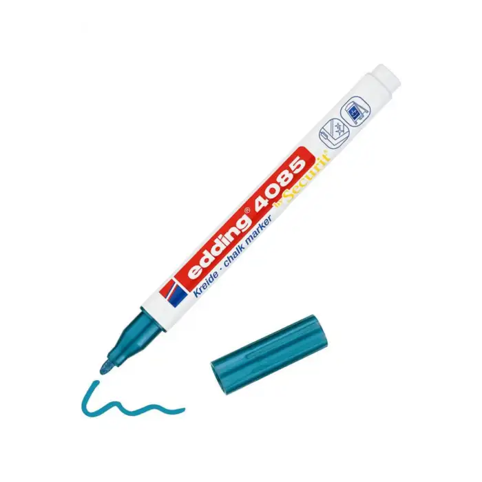 Edding (E-4085) Cam Kalemi Metalik Mavi