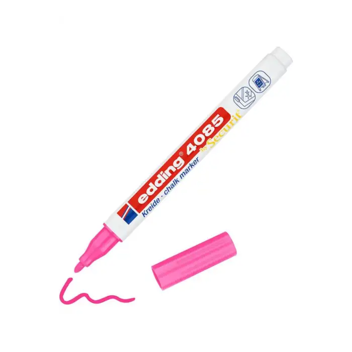 Edding (E-4085) Cam Kalemi Fosforlu Pembe