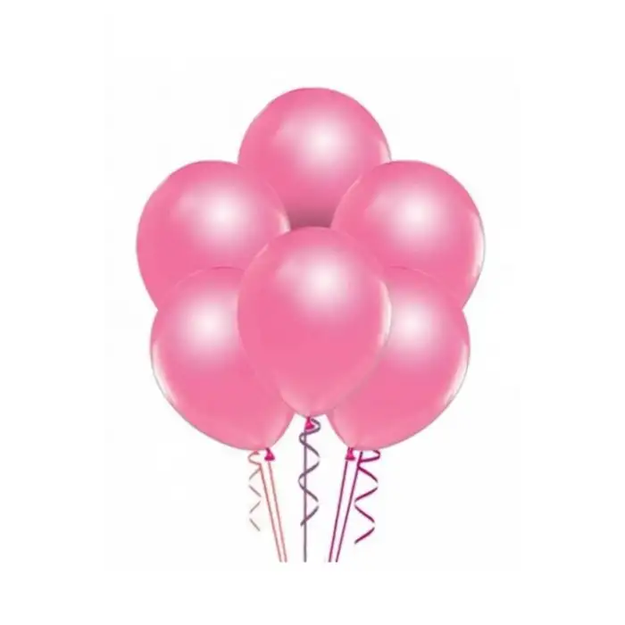 BALONEVİ 90255 BALON METALİK PEMBE 100LÜ