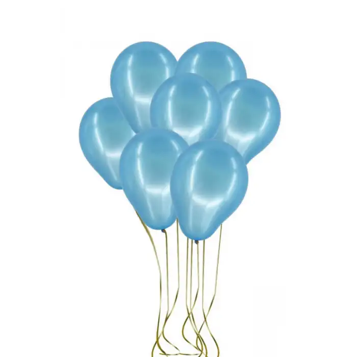 Balon Metalik Mavi 100lü Paket