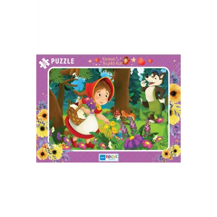 Puzzle 72 Parça Kırmızı Başlıklı Kız 29*39Cm