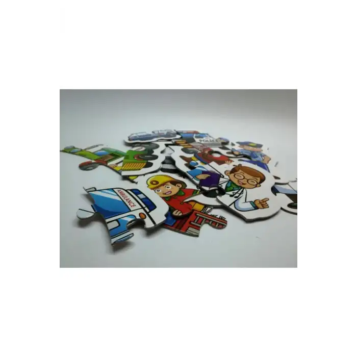 Blue Focus Puzzle Baby Round  Meslekler