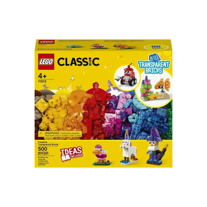 LEGO TRANSPARENT BRICKS